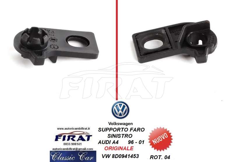 SUPPORTO FARO AUDI A4 96 - 01 SX (8D0941453)